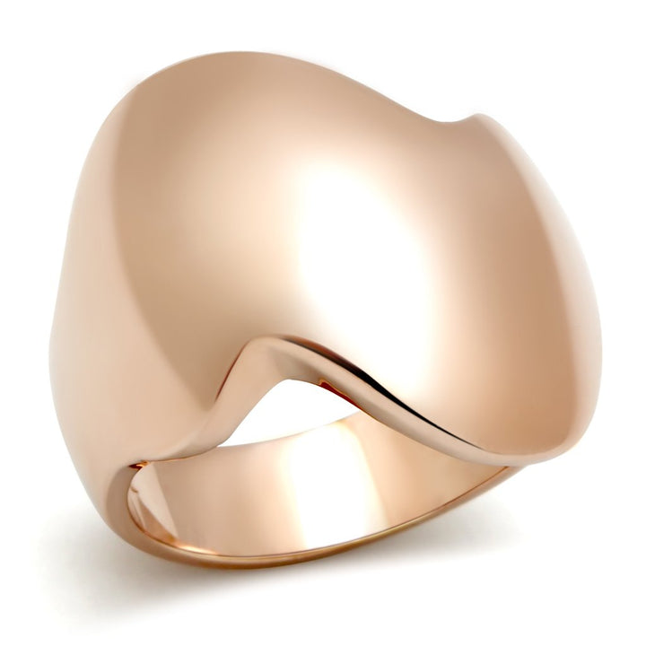 LOVCIA Rose Gold IP Brass Ring Without Stone - Buy stylish Rings for women - Shop latest Ring design - Trendy Rings - Unique fashion Rings - Find the perfect Ring