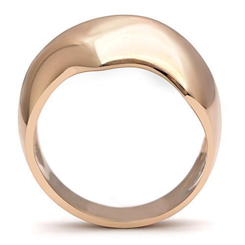 LOVCIA Rose Gold Ion Plated Brass Ring Without Stone - Buy stylish Rings for women - Shop latest Ring design - Trendy Rings - Unique fashion Rings - Find the perfect Ring