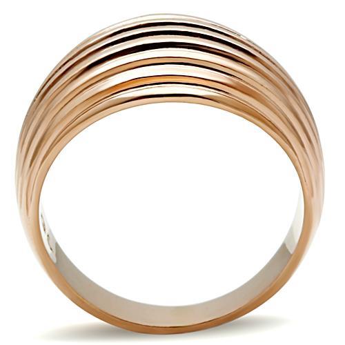 LOVCIA Rose Gold Ion Plated Brass Ring Without Stone - Buy stylish Rings for women - Shop latest Ring design - Trendy Rings - Unique fashion Rings - Find the perfect Ring