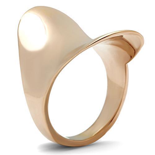 LOVCIA Rose Gold Ion Plated Brass Ring Without Stones - Buy stylish Rings for women - Shop latest Ring design - Trendy Rings - Unique fashion Rings - Find the perfect Ring