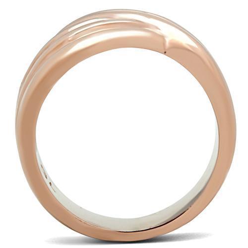 LOVCIA Rose Gold Ion Plated Brass Band Ring (No Stone) - Buy stylish Rings for women - Shop latest Ring design - Trendy Rings - Unique fashion Rings - Find the perfect Ring