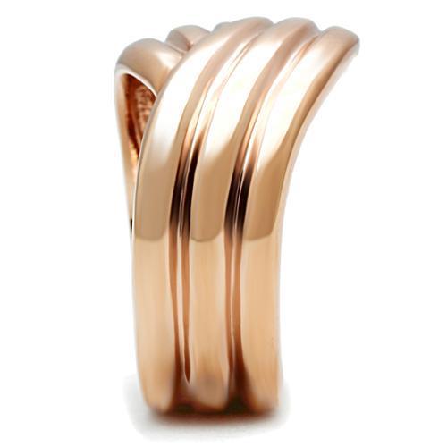 LOVCIA Rose Gold Ion Plated Brass Band Ring (No Stone) - Buy stylish Rings for women - Shop latest Ring design - Trendy Rings - Unique fashion Rings - Find the perfect Ring