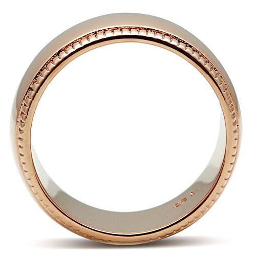 LOVCIA Rose Gold Ion Plated Brass Ring Without Stone - Buy stylish Rings for women - Shop latest Ring design - Trendy Rings - Unique fashion Rings - Find the perfect Ring