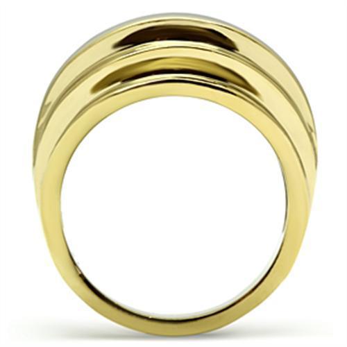 LOVCIA Ion Plated Gold Brass Ring Without Stone - Buy stylish Rings for women - Shop latest Ring design - Trendy Rings - Unique fashion Rings - Find the perfect Ring