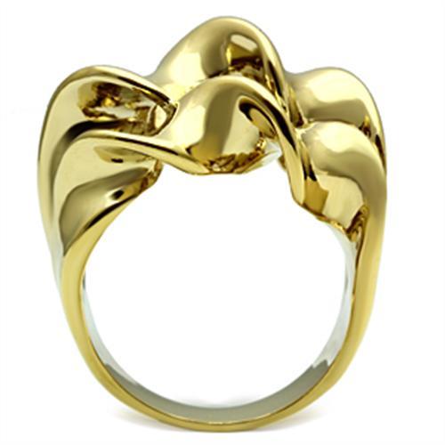 LOVCIA Ion Plated Gold Brass Ring Without Stone - Buy stylish Rings for women - Shop latest Ring design - Trendy Rings - Unique fashion Rings - Find the perfect Ring