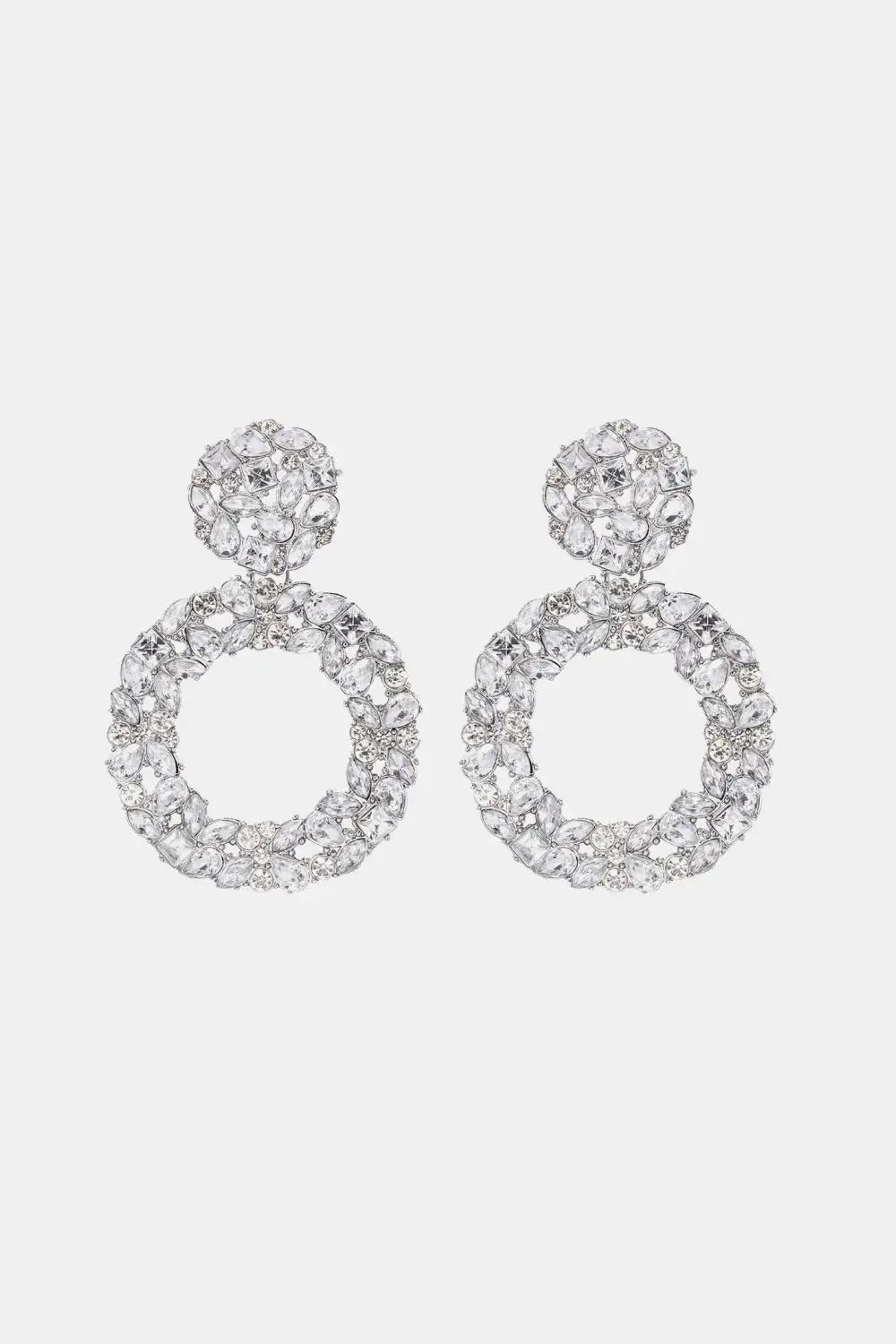 Lovcia Round Shape Acrylic Dangle Earrings-Earrings-Transparent-One Size-Transparent
