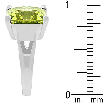Lovcia Royal Essence Peridot Solitaire Ring-Rings-5-5