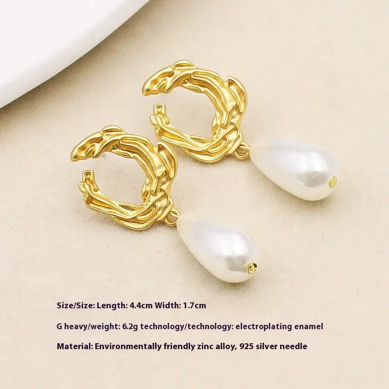 Lovcia Royal Fashion Inspired Antique Flower Earrings-Earrings-Silver Needle 48-Silver Needle 48