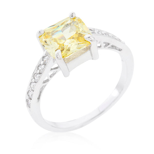 Lovcia Royal Radiance Princess Cut Ring-Rings-5-5