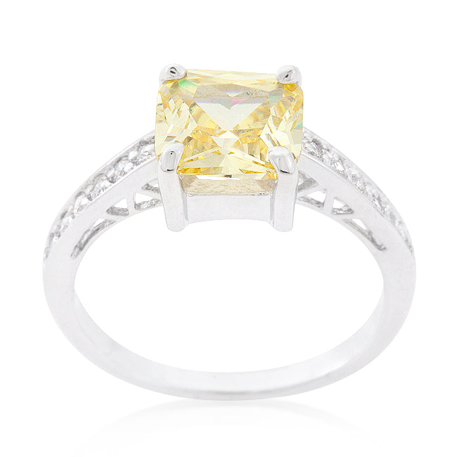 Lovcia Royal Radiance Princess Cut Ring-Rings-5-5