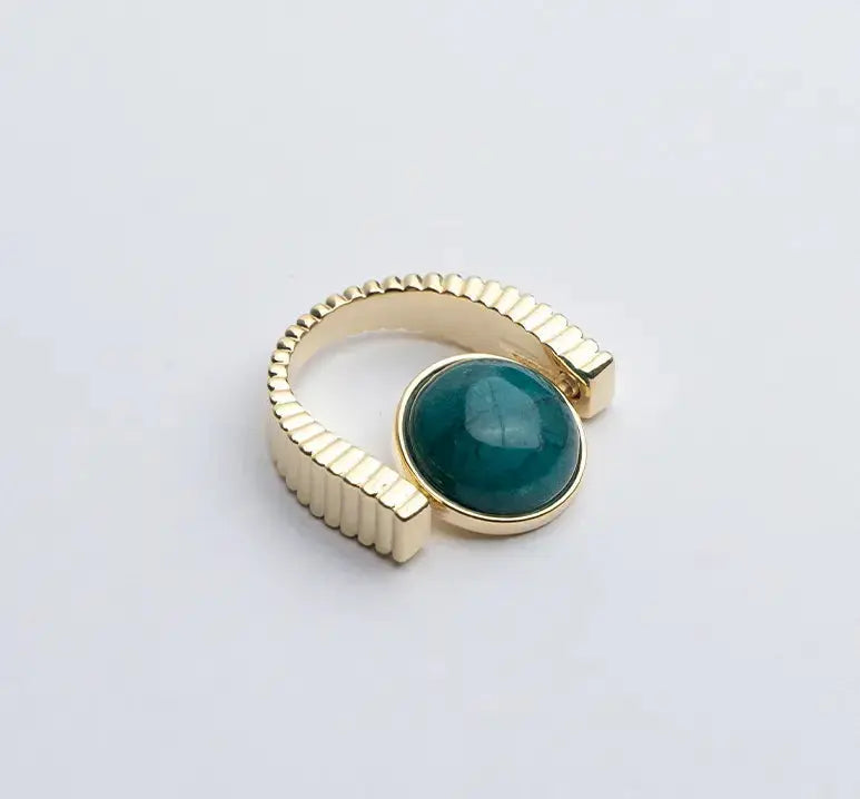 LOVCIA Serenity Spinner Rings - Natural Stone Jewelry for Calm and Inspiration