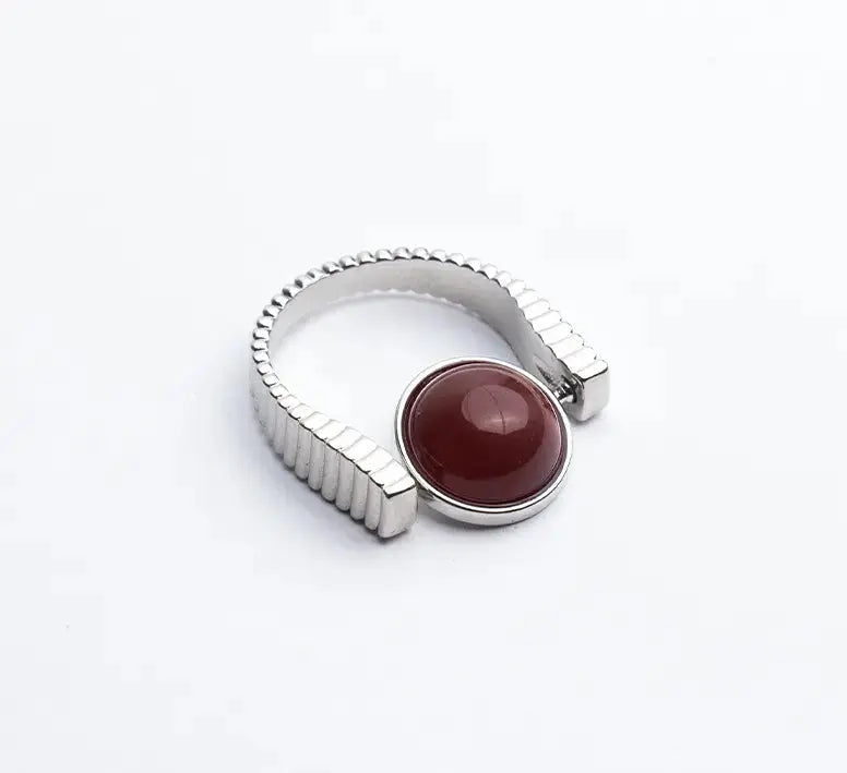 LOVCIA Serenity Spinner Rings - Natural Stone Jewelry for Calm and Inspiration
