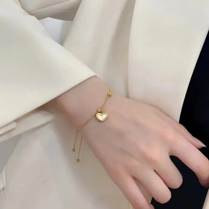 Lovcia Shell Love Necklace For Women Light Luxury Small And Simple-Necklaces-JYE174 bracelet-JYE174 bracelet
