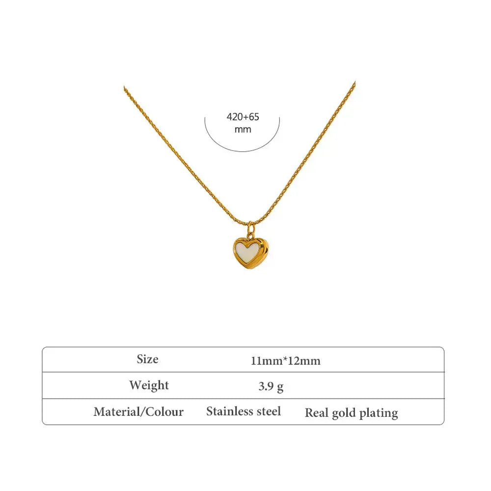 Lovcia Shell Love Necklace For Women Light Luxury Small And Simple-Necklaces-JYE174 bracelet-JYE174 bracelet