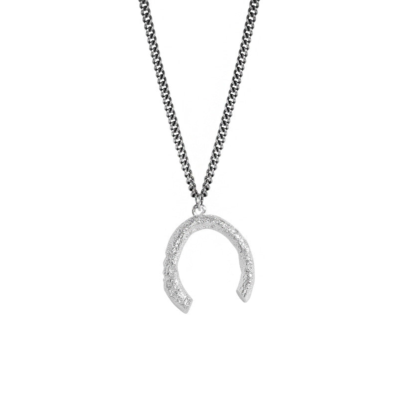 Lovcia Silver Vintage Drop C Letter 925 Necklace Adjustable-Necklaces-Vintage-Vintage