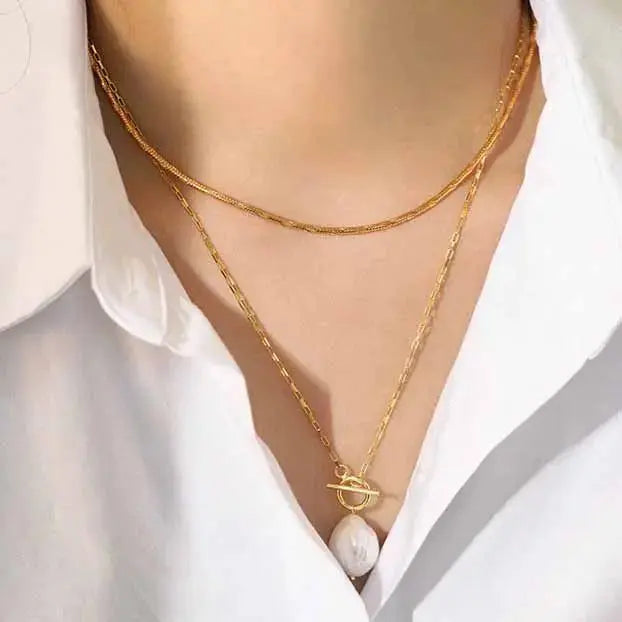Lovcia Simple Snake Chain 925 Sterling Silver Necklace-Necklaces-Silver-Silver