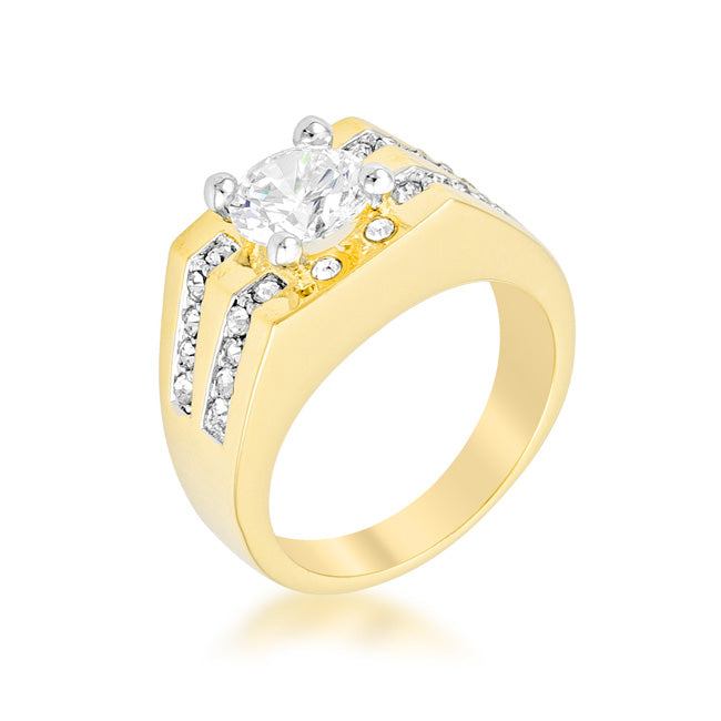 Lovcia Sparkling Barracuda Rhodium-Plated Cubic Zirconia Ring-Rings-7-7
