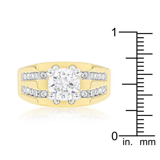Lovcia Sparkling Barracuda Rhodium-Plated Cubic Zirconia Ring-Rings-7-7