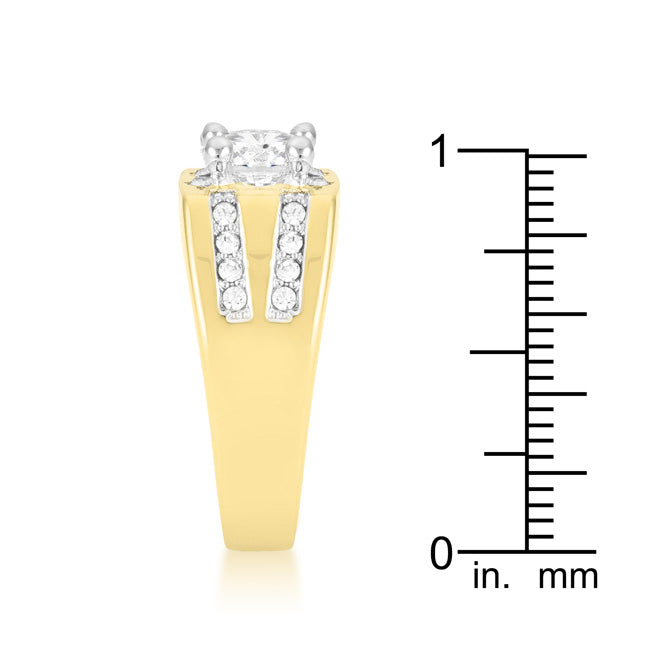 Lovcia Sparkling Barracuda Rhodium-Plated Cubic Zirconia Ring-Rings-7-7
