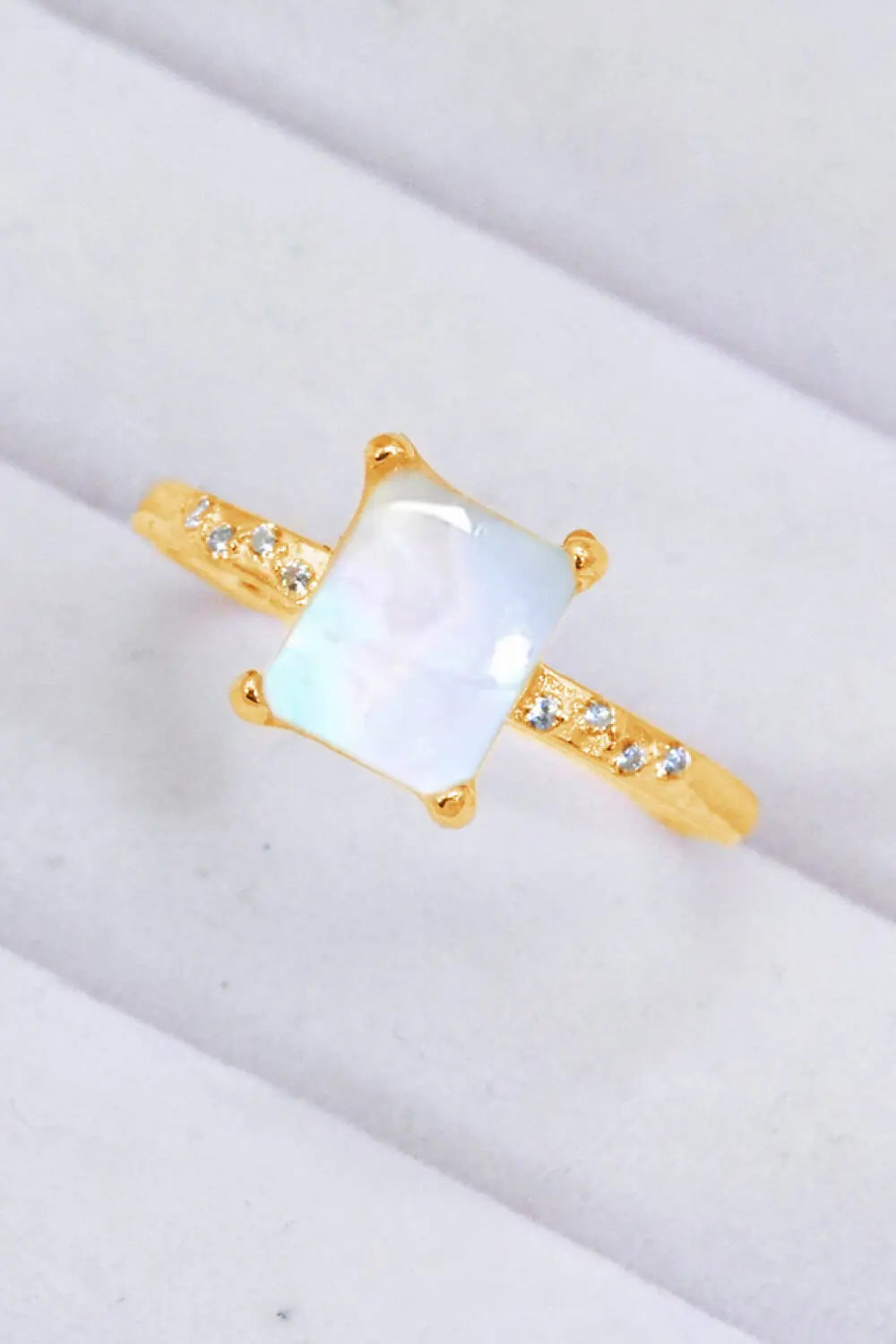 Lovcia Square Moonstone Ring-Rings-Moonstone-6-Moonstone