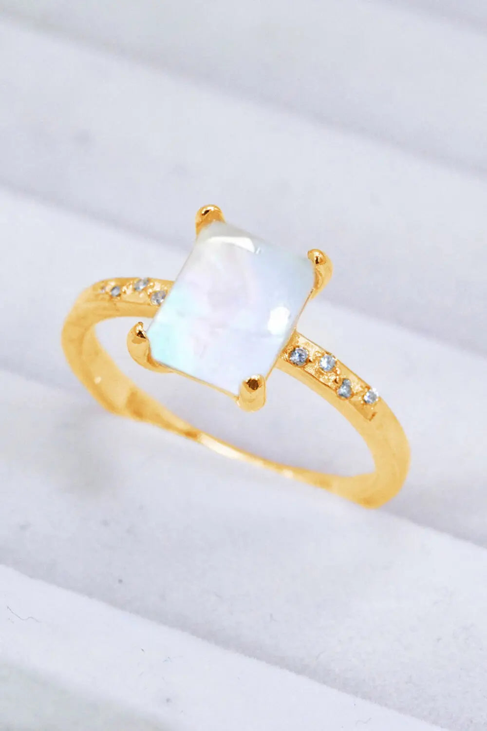 Lovcia Square Moonstone Ring-Rings-Moonstone-6-Moonstone