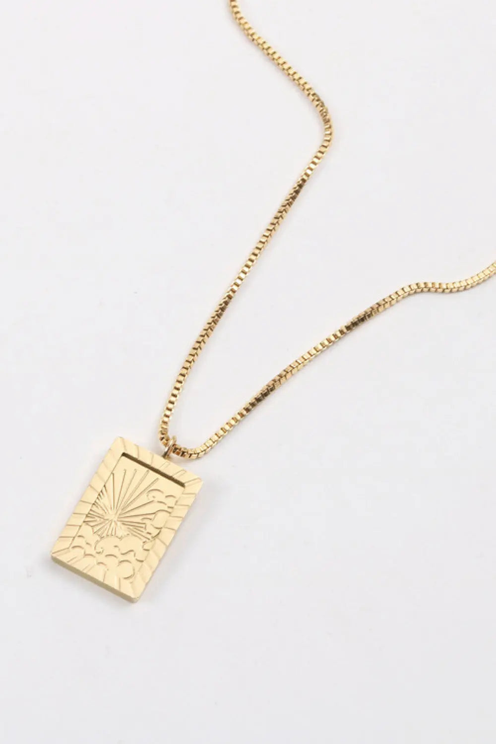 Lovcia Stainless Steel 18K Gold-Plated Necklace-Necklaces-Moon-One Size-Moon