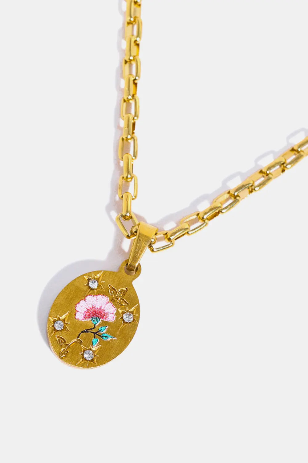Lovcia Stainless Steel 18K Gold-Plated Necklace-Necklaces-Pigeons-One Size-Pigeons