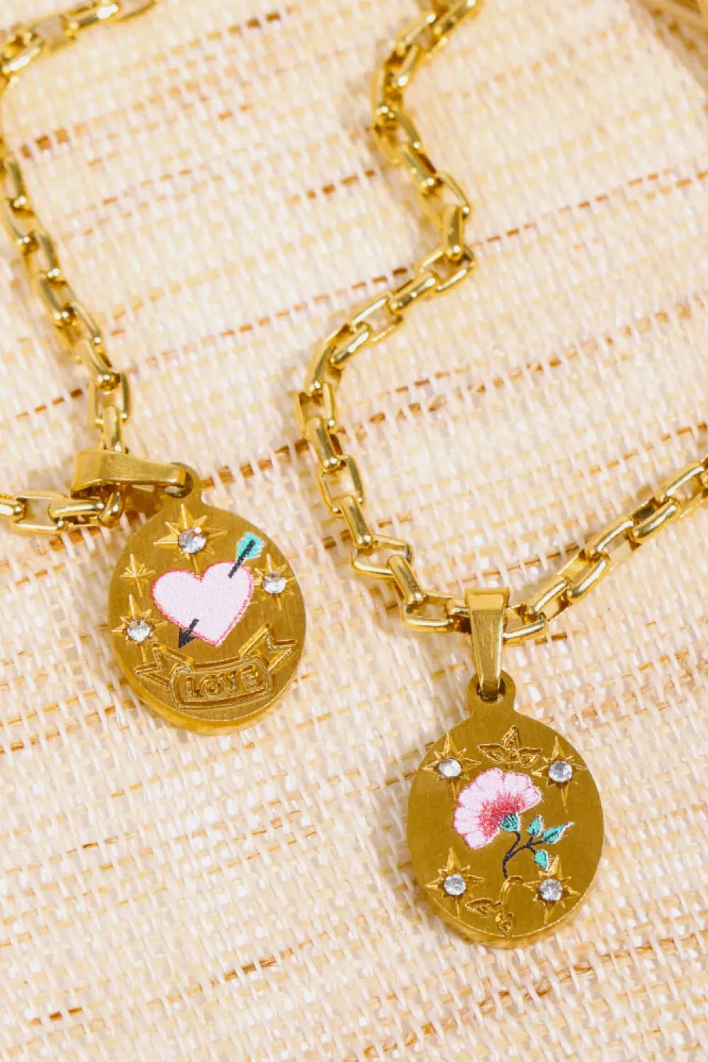 Lovcia Stainless Steel 18K Gold-Plated Necklace-Necklaces-Pigeons-One Size-Pigeons