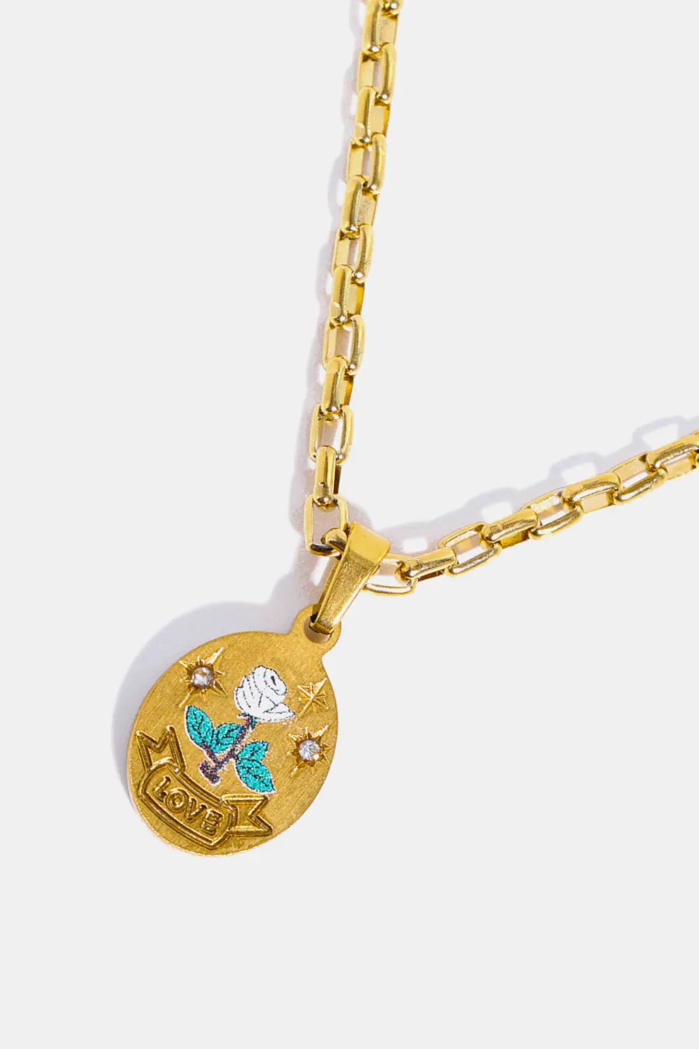 Lovcia Stainless Steel 18K Gold-Plated Necklace-Necklaces-Pigeons-One Size-Pigeons
