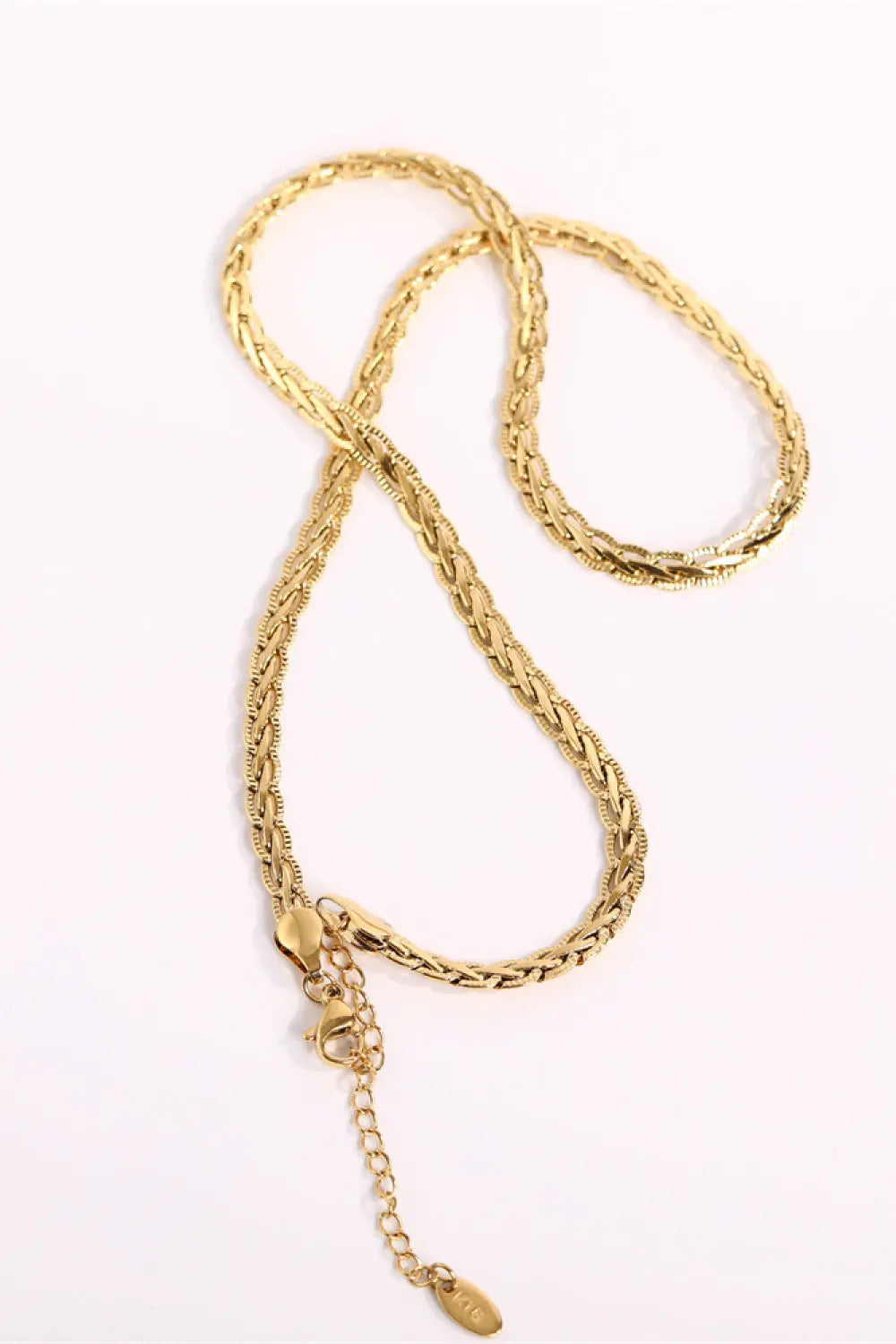 Lovcia Stainless Steel Necklace-Necklaces-Gold-One Size-Gold