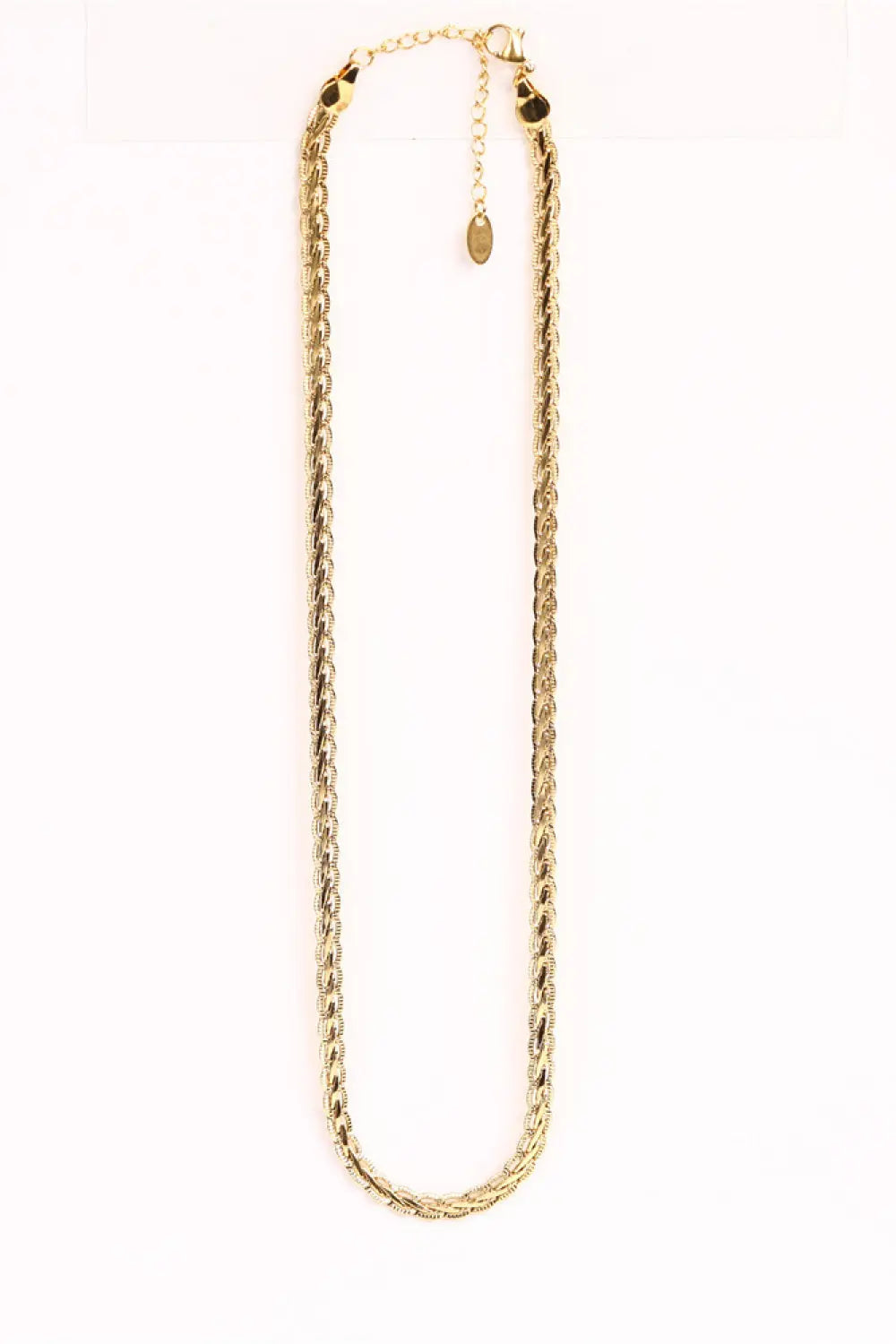 Lovcia Stainless Steel Necklace-Necklaces-Gold-One Size-Gold