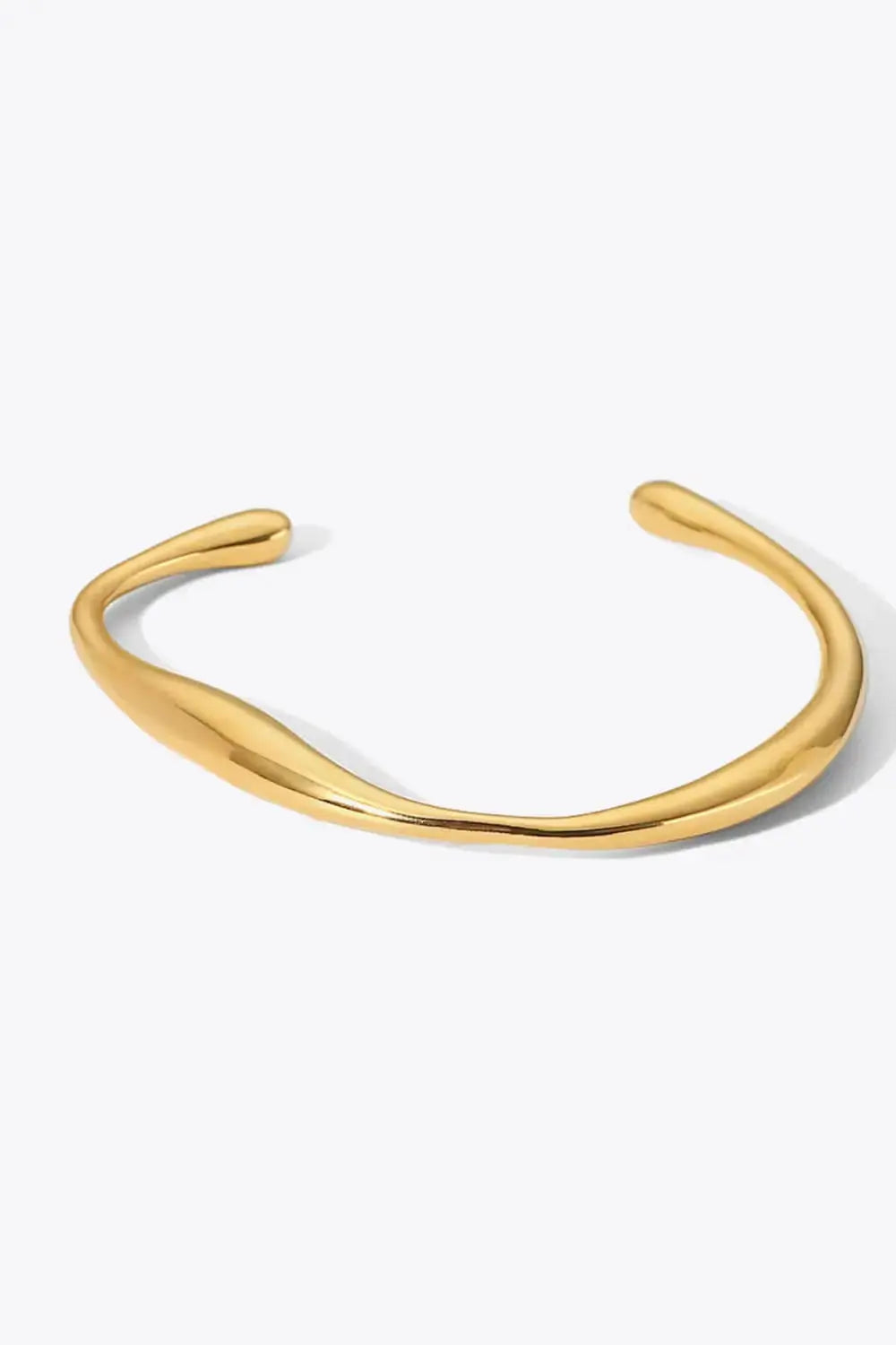 Lovcia Stainless Steel Open Bracelet-Bracelets-Gold-One Size-Gold