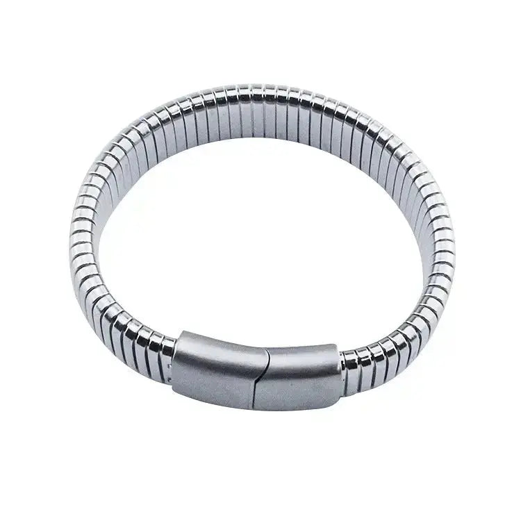 Lovcia Stainless Steel Stretch Chain Hipster Style Bracelet for Men & Women-Bracelets-Bracelet Chain Length 18 cm-Bracelet Chain Length 18 cm