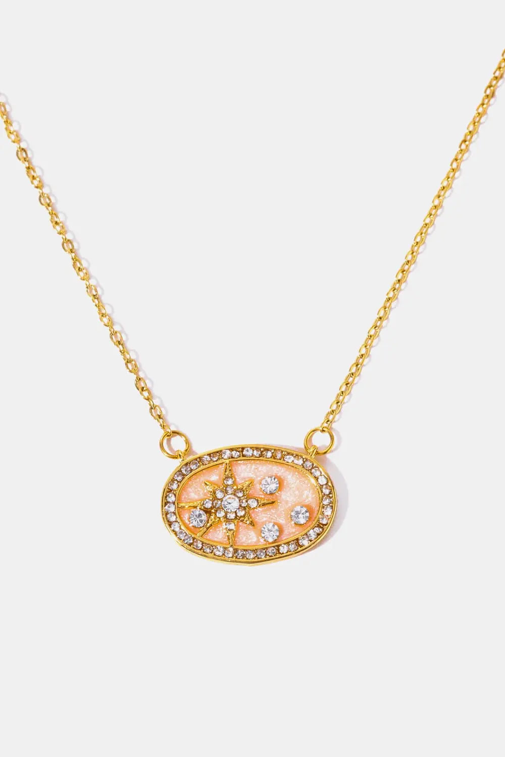 Lovcia Stars in the Plate Pendant Copper Necklace-Necklaces-Luck-One Size-Luck