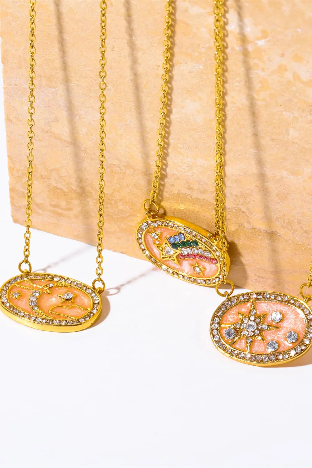 Lovcia Stars in the Plate Pendant Copper Necklace-Necklaces-Wish-One Size-Wish