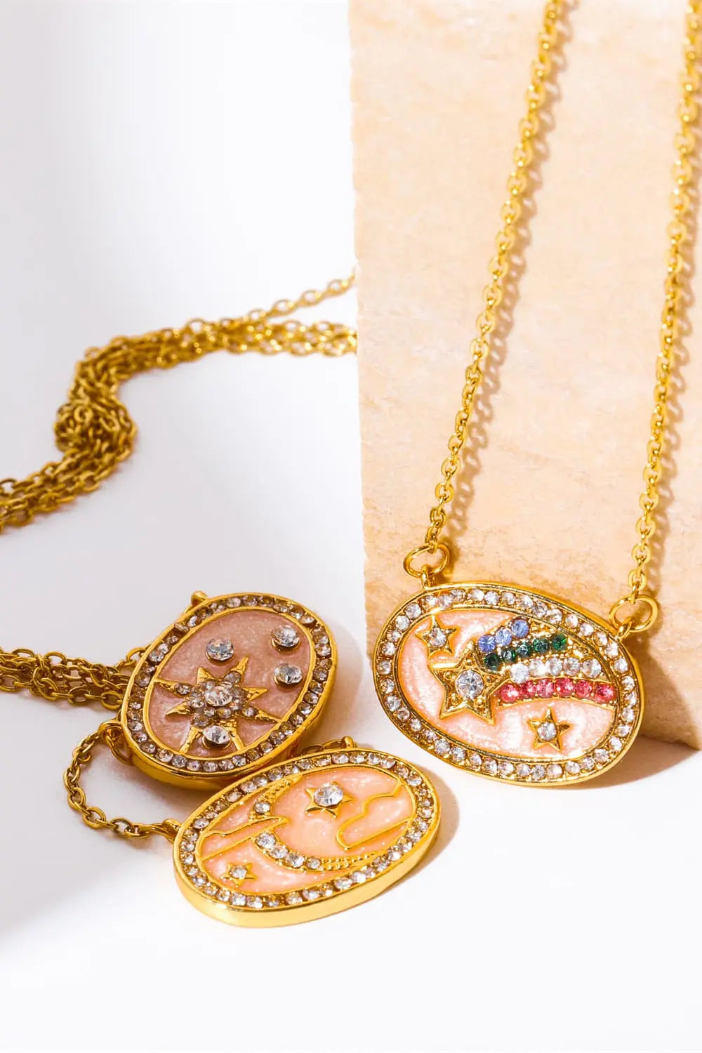 Lovcia Stars in the Plate Pendant Copper Necklace-Necklaces-Wish-One Size-Wish
