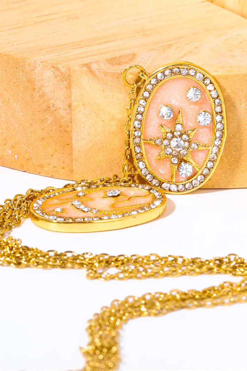 Lovcia Stars in the Plate Pendant Copper Necklace-Necklaces-Wish-One Size-Wish