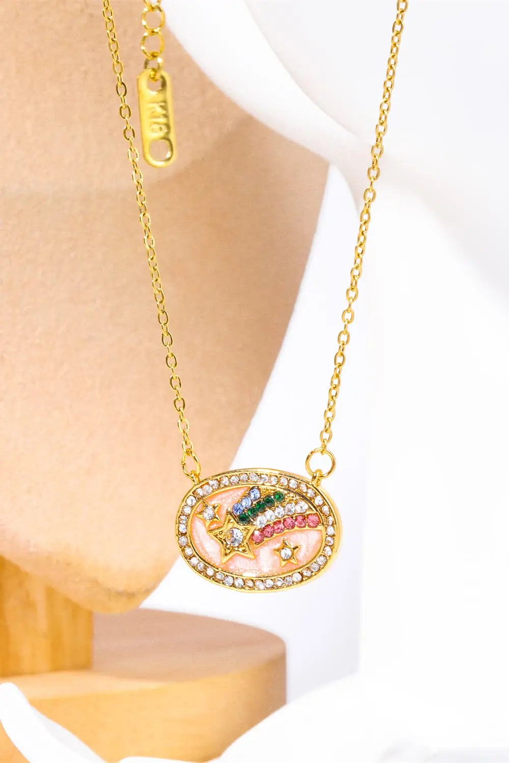 Lovcia Stars in the Plate Pendant Copper Necklace-Necklaces-Wish-One Size-Wish