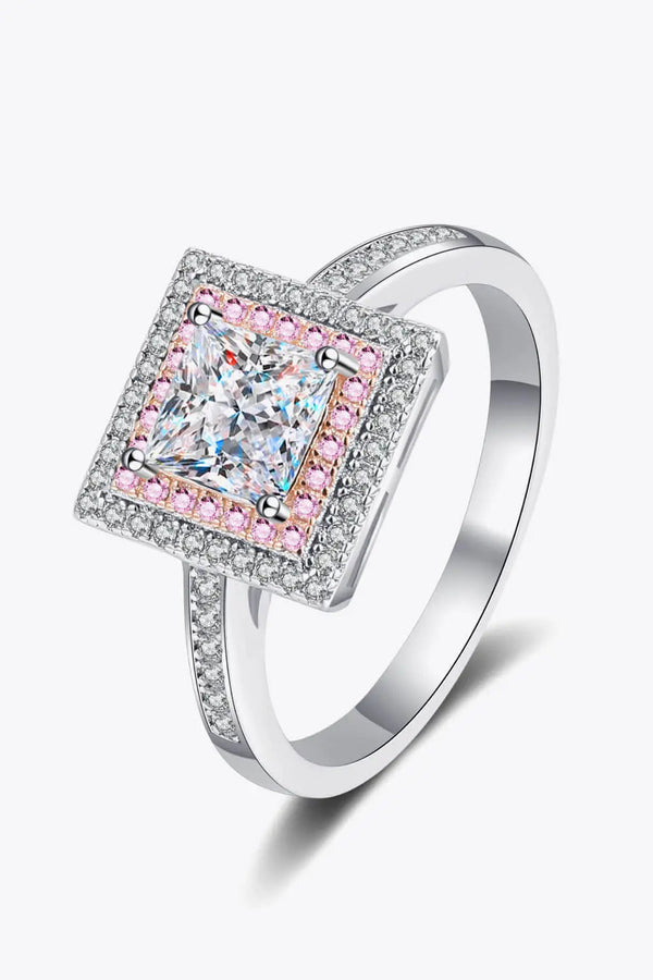 Lovcia Stay Elegant 1 Carat Moissanite Ring-Rings-Silver-5-Silver