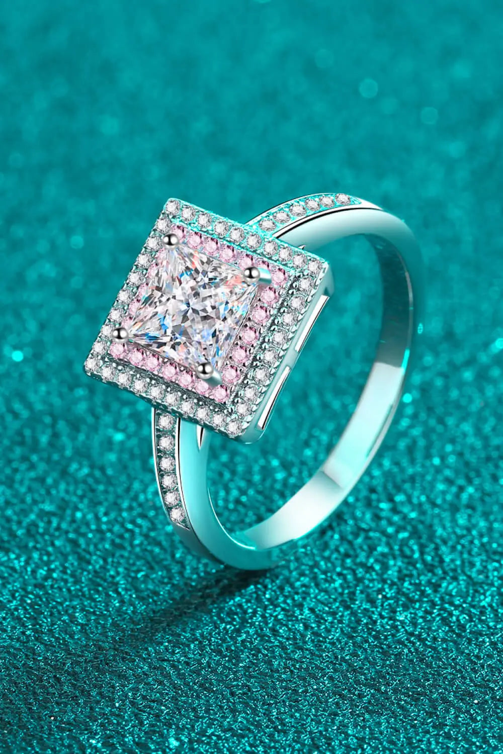 Lovcia Stay Elegant 1 Carat Moissanite Ring-Rings-Silver-5-Silver