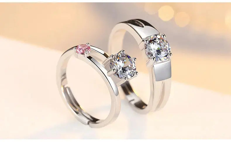 Lovcia Sterling Silver Jewellery Sterling Silver Ring Ring Sterling Silver Fashion Couple Ring-Rings-Female-Female