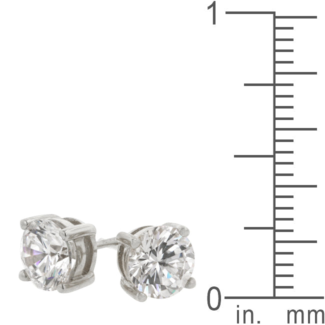 Lovcia Sterling Silver Rhodium-Plated Phoebe Earrings-Earrings-