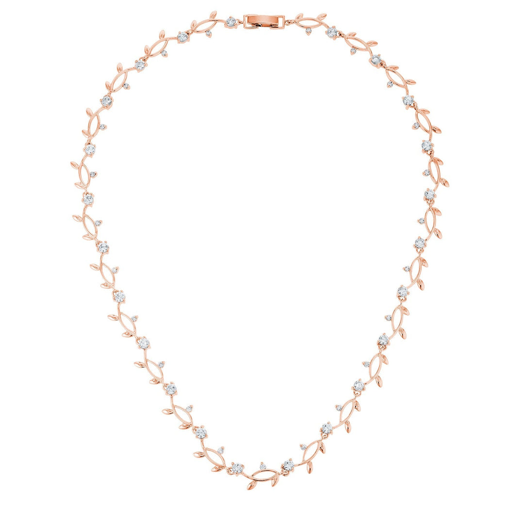 Lovcia Stylish Rose Gold Vine Necklace-Necklaces-