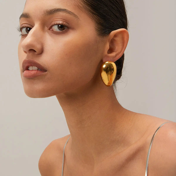 Lovcia Stylish Women's Geometric Stainless Steel Earrings-Earrings-JDE2311048-JDE2311048