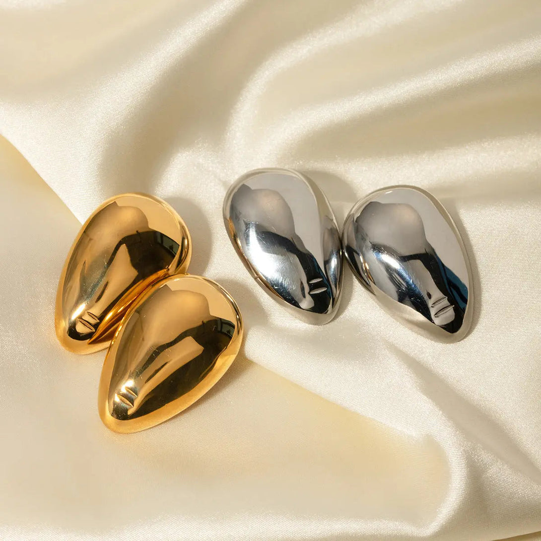 Lovcia Stylish Women's Geometric Stainless Steel Earrings-Earrings-JDE2311048-JDE2311048