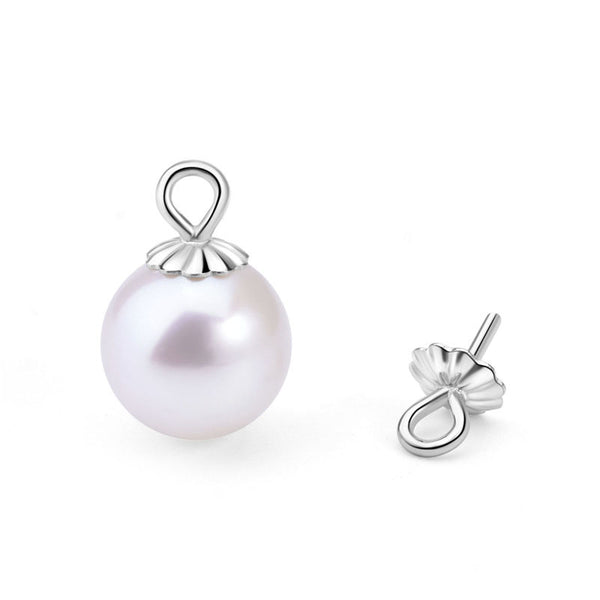 Lovcia Sweet Flower 925 Sterling Silver DIY Bail Gold-Jewelry Making Kits-No Plating-3mm & Long Pin-No Plating