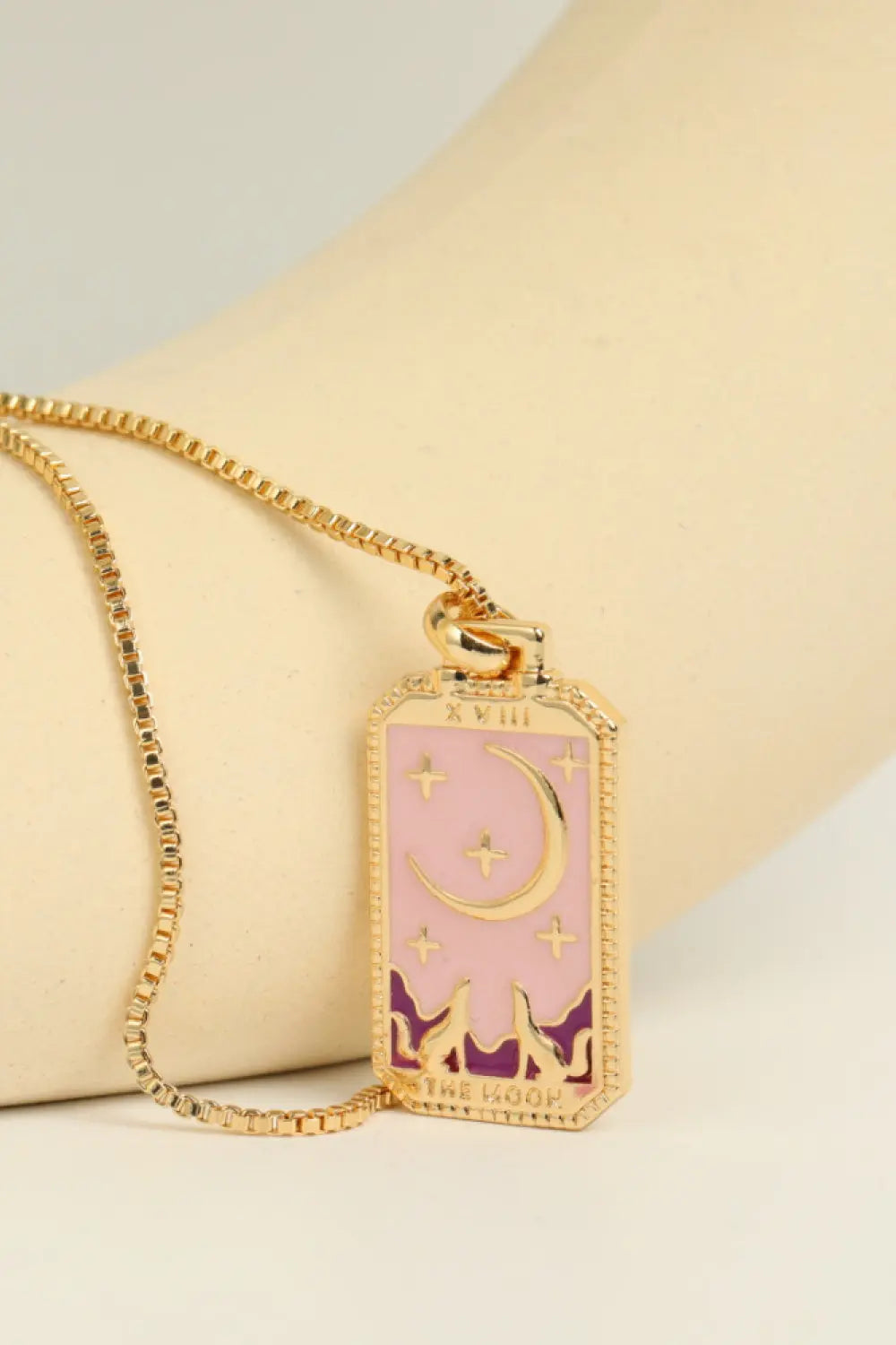 Lovcia Tarot Card Pendant Copper Necklace-Necklaces-Sun-One Size-Sun