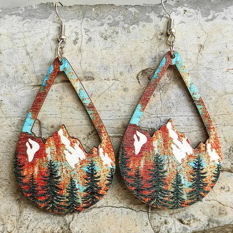 Lovcia Teardrop Shape Dangle Earrings-Earrings-Style A-One Size-Style A