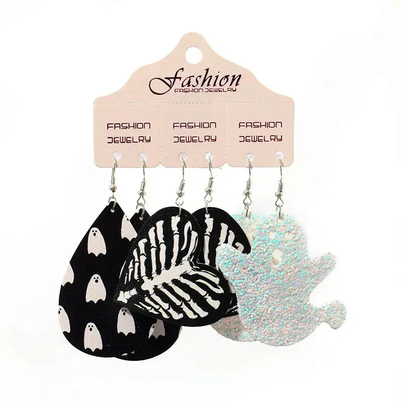 Lovcia Teardrop Shape Halloween Theme Dangle Earrings-Earrings-Style C-One Size-Style C