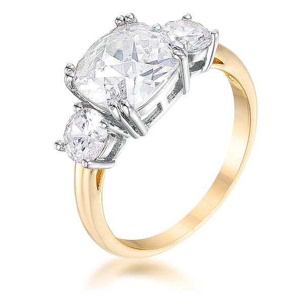 Lovcia The Royal Radiance Cushion Cut Engagement Ring-Rings-5-5